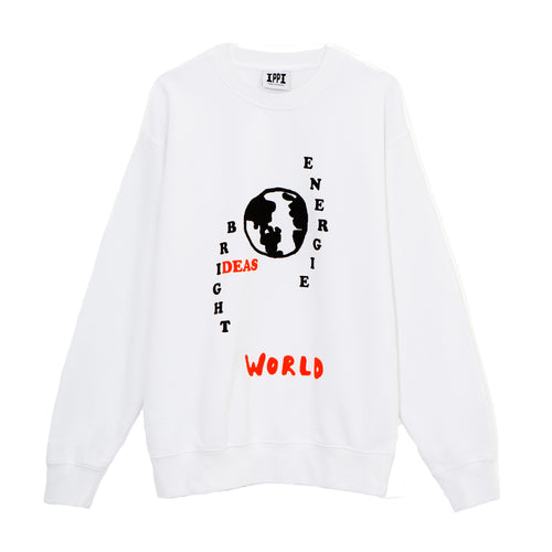 Public Possession - Bright Ideas Sweater - White