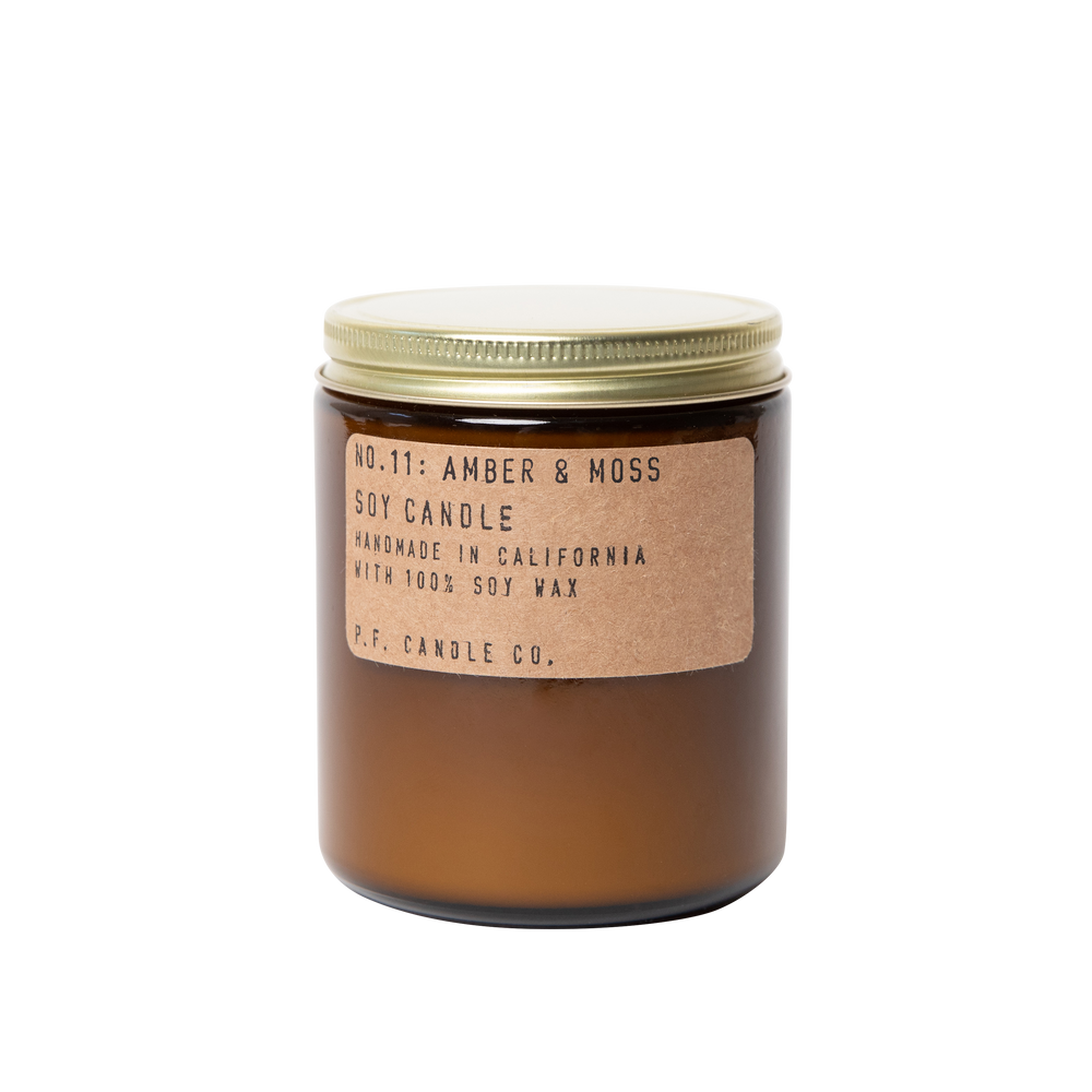 P.F. Candle Co. - P.F. Candle Co. - 7.2oz Soy Candle - Amber & Moss