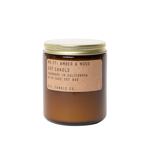 P.F. Candle Co. - 7.2oz Soy Candle - Amber & Moss