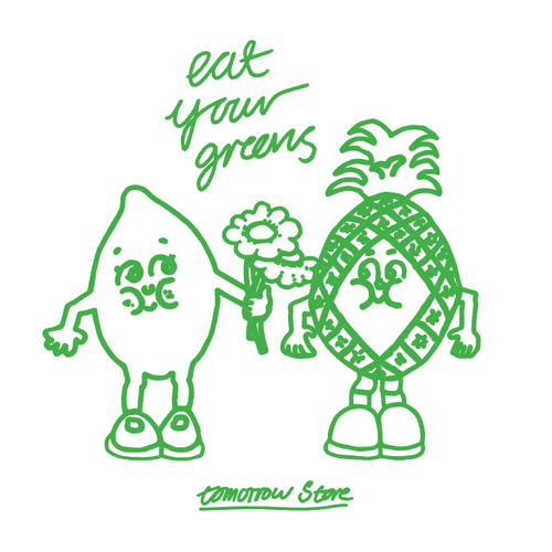 Tomorrow x Eat Your Greens - Mates - Small Natural Tote