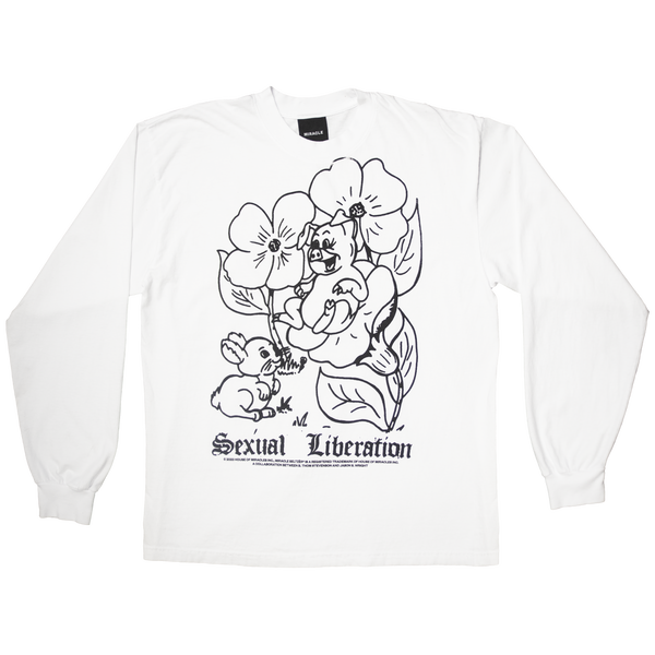 miracle seltzer - Miracle Seltzer -  Pure Energy Long Sleeve Tee - White