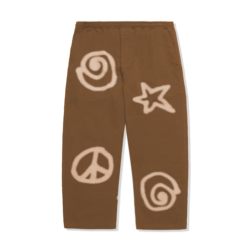 Lo-Fi -  Shapes All Over Pants - Brown