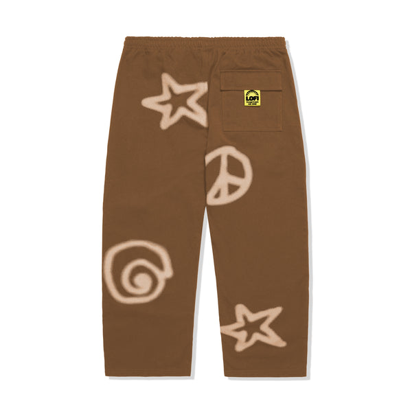 Lo-Fi - Lo-Fi -  Shapes All Over Pants - Brown