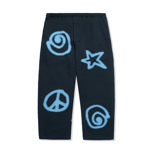 Lo-Fi -  Shapes All Over Pants - Blue