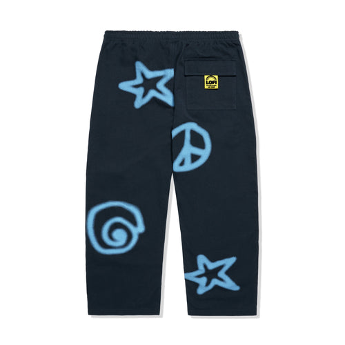Lo-Fi -  Shapes All Over Pants - Blue