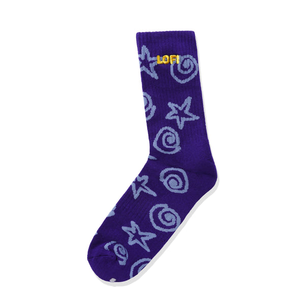 Lo-Fi - Lo-Fi - Shapes Socks - Blue