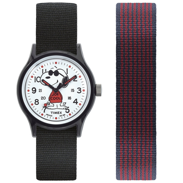 Timex - Timex MK1 x Peanuts - Snoopy 36mm Fabric Strap Watch Box Set