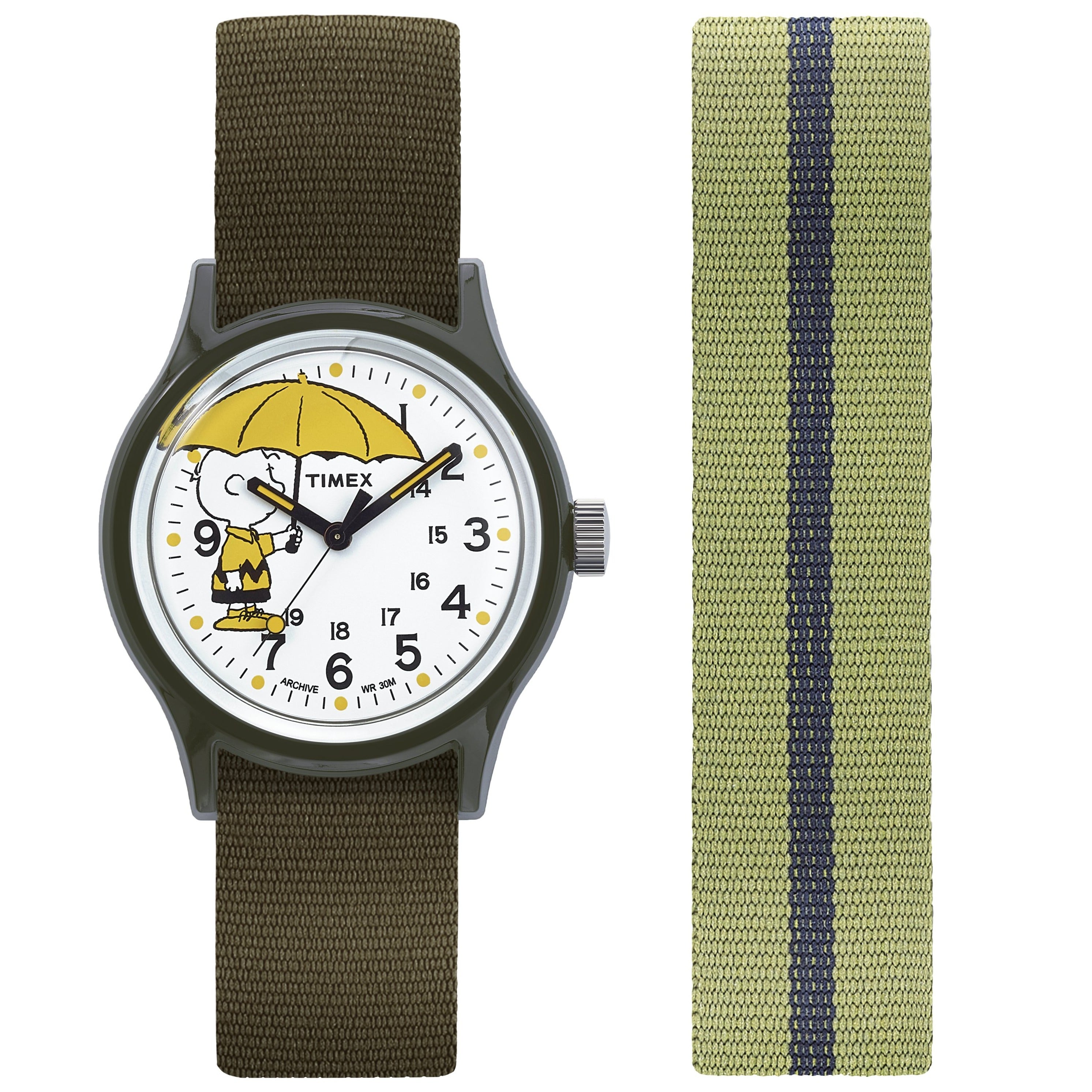Timex - Timex MK1 - Charlie Brown 36mm Fabric Strap Watch Box Set