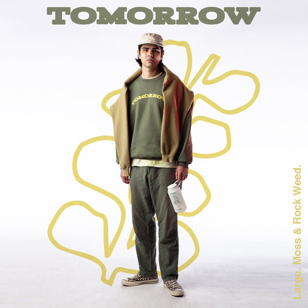 Tomorrow - Tomorrow - Logo Sweatshirt - Moss & Rock Weed