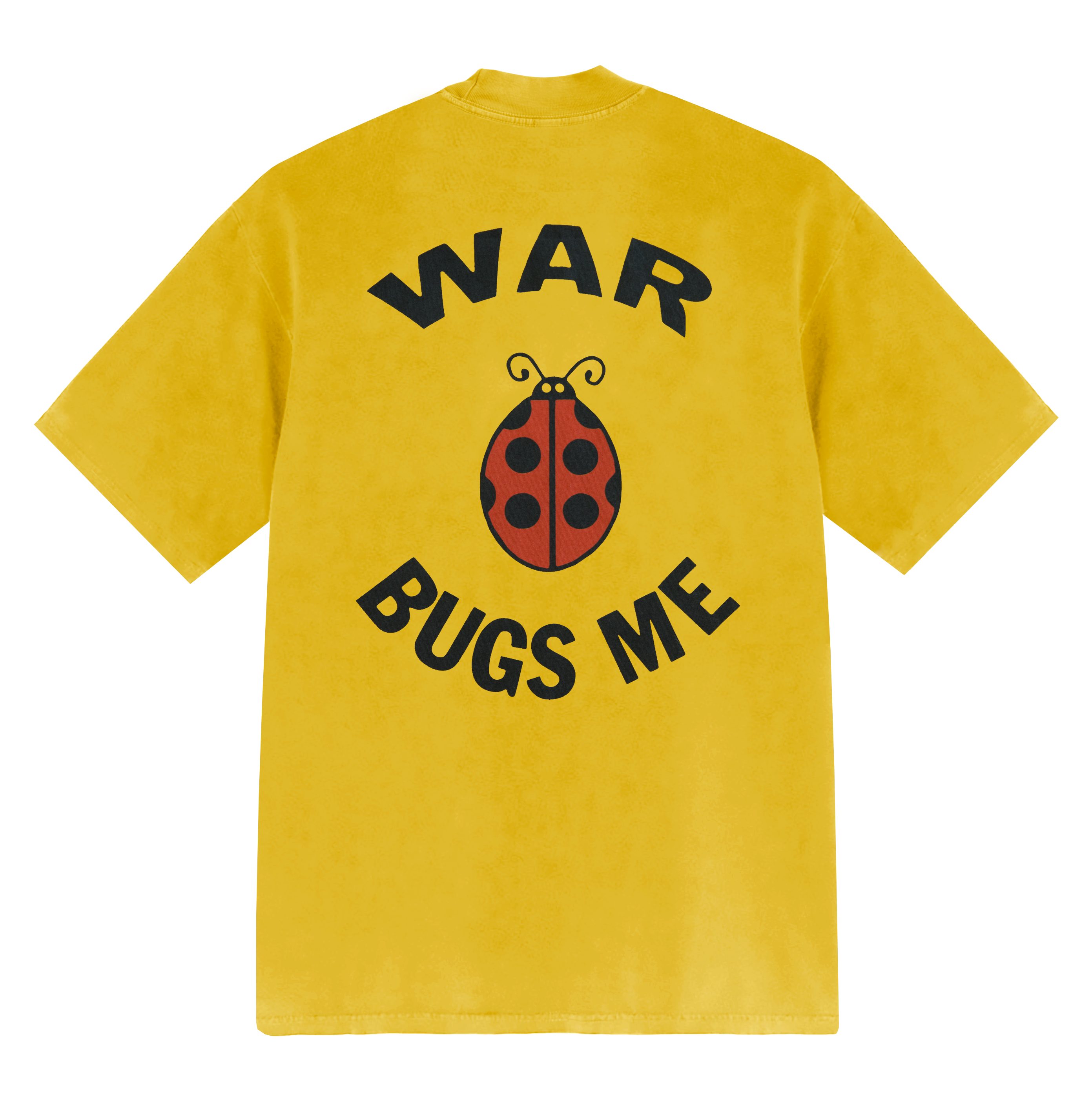 war bugs me - War Bugs Me - Logo Tee - Yellow