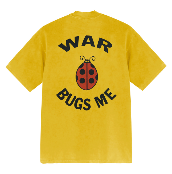 war bugs me - War Bugs Me - Logo Tee - Yellow