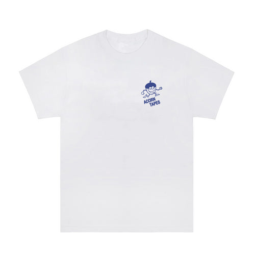 Acorn Tapes - Running Man T Shirt -White