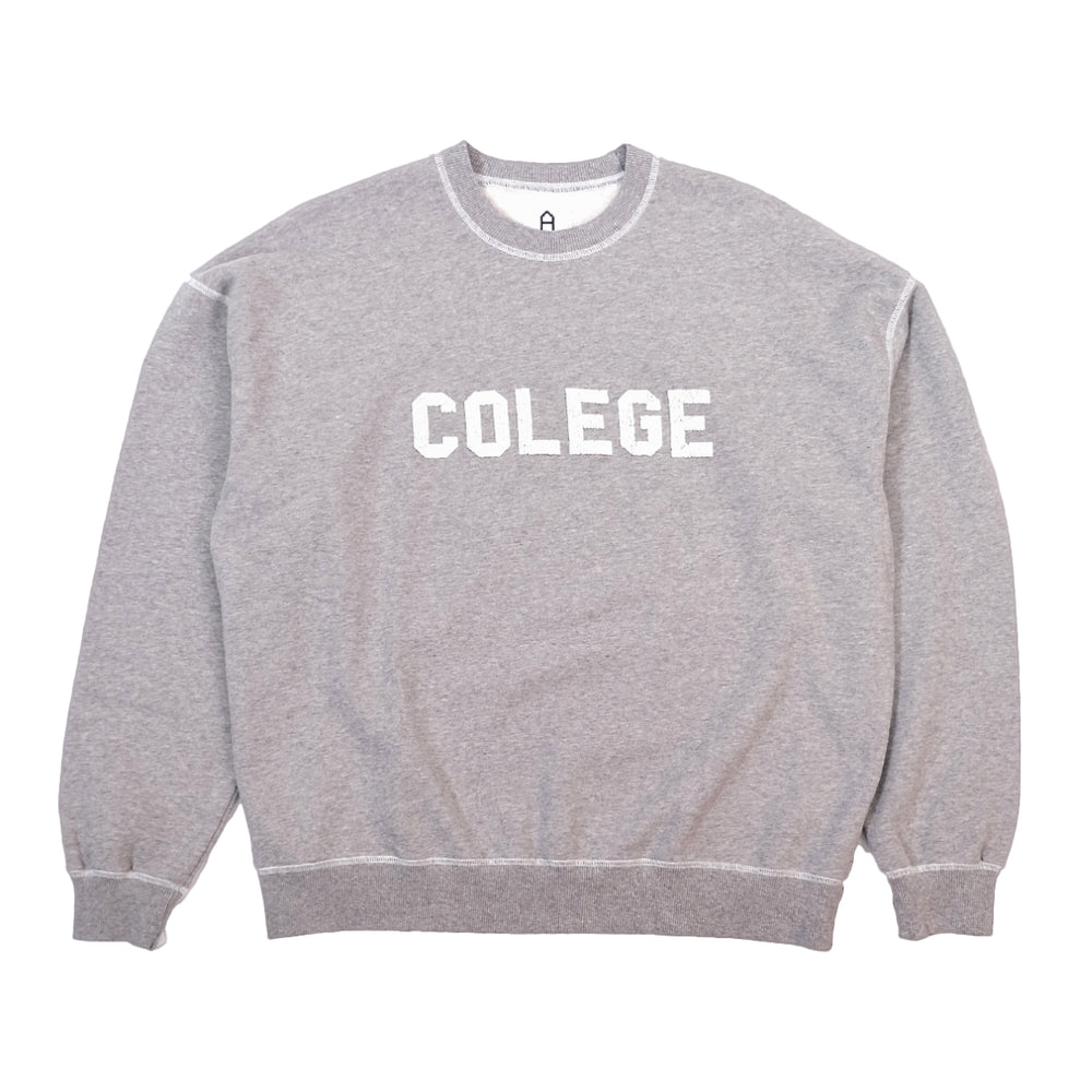 a new brand - A New Brand - Colege Sweatshirt- Grey
