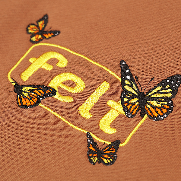 felt - Felt - Butterfly Garden Hoodie - Brown