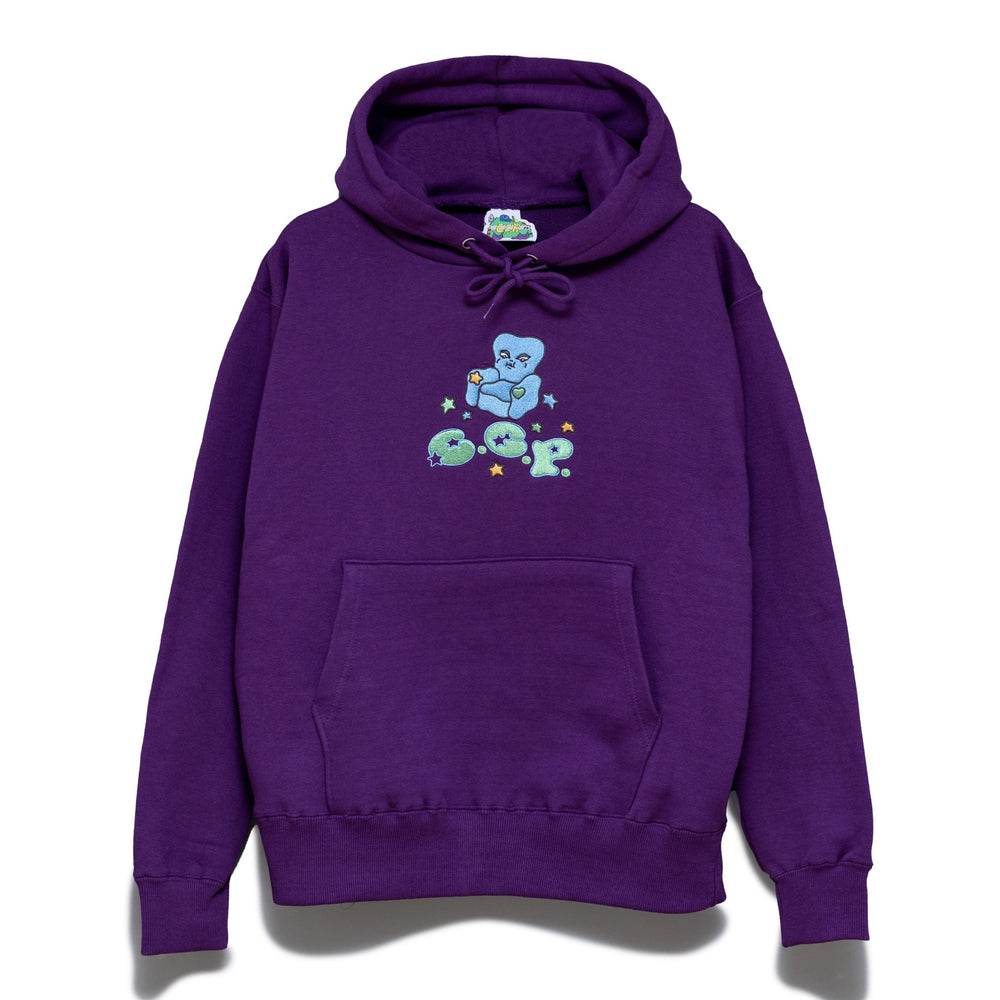 c.c.p - C.C.P - Ancoo Leviation Embroidery Hooded Sweatshirt - Purple