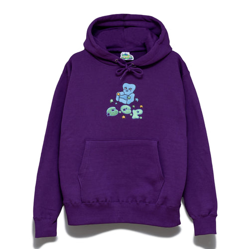C.C.P - Ancoo Leviation Embroidery Hooded Sweatshirt - Purple