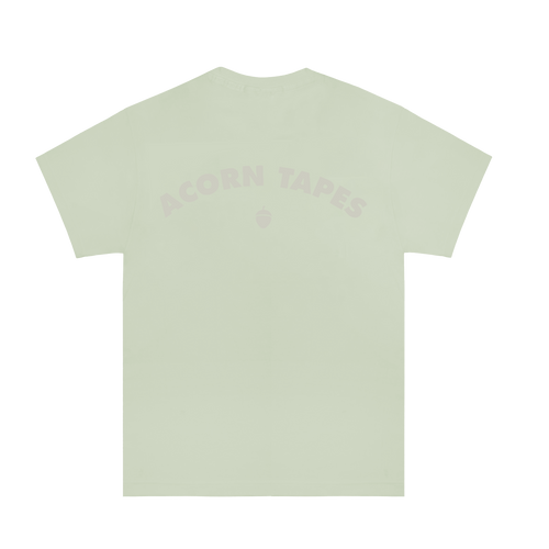 Acorn Tapes - Classic Arch Logo Hand Dyed Tee - Pistachio
