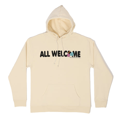 Good Morning Tapes - All Welcome Garden - Hooded Sweatshirt - Natural