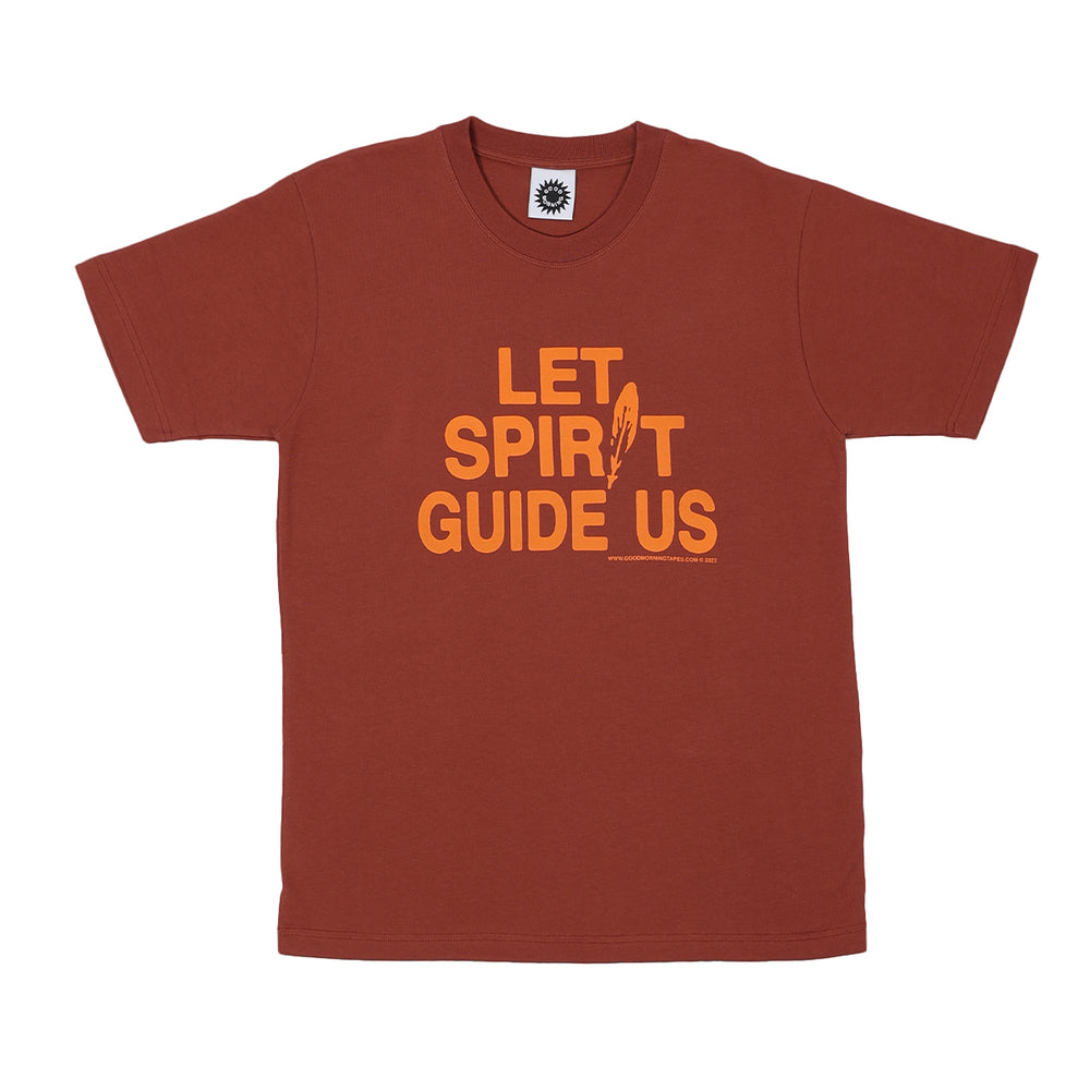 Good Morning Tapes - Good Morning Tapes -Let Spirit Guide Us Tee - Clay