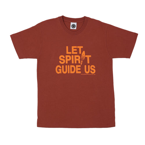 Good Morning Tapes -Let Spirit Guide Us Tee - Clay