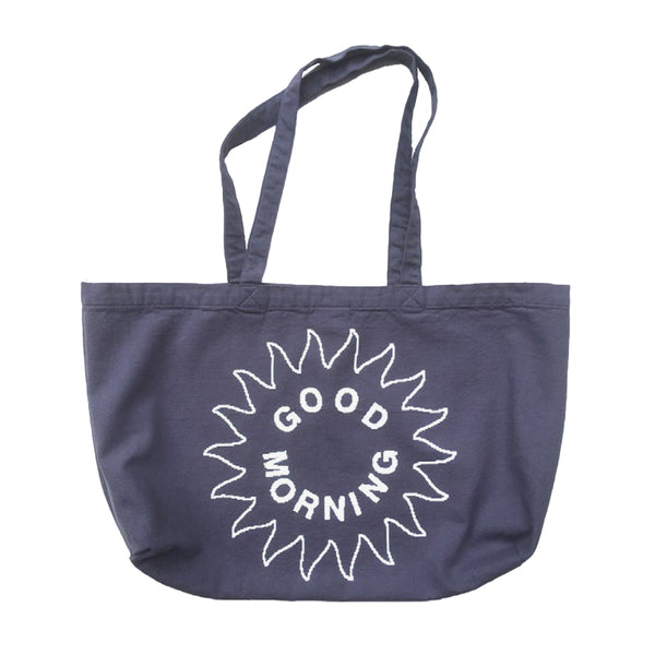 Good Morning Tapes - Good Morning Tapes - Yoga Center Canvas Tote Bag - Salty Blue