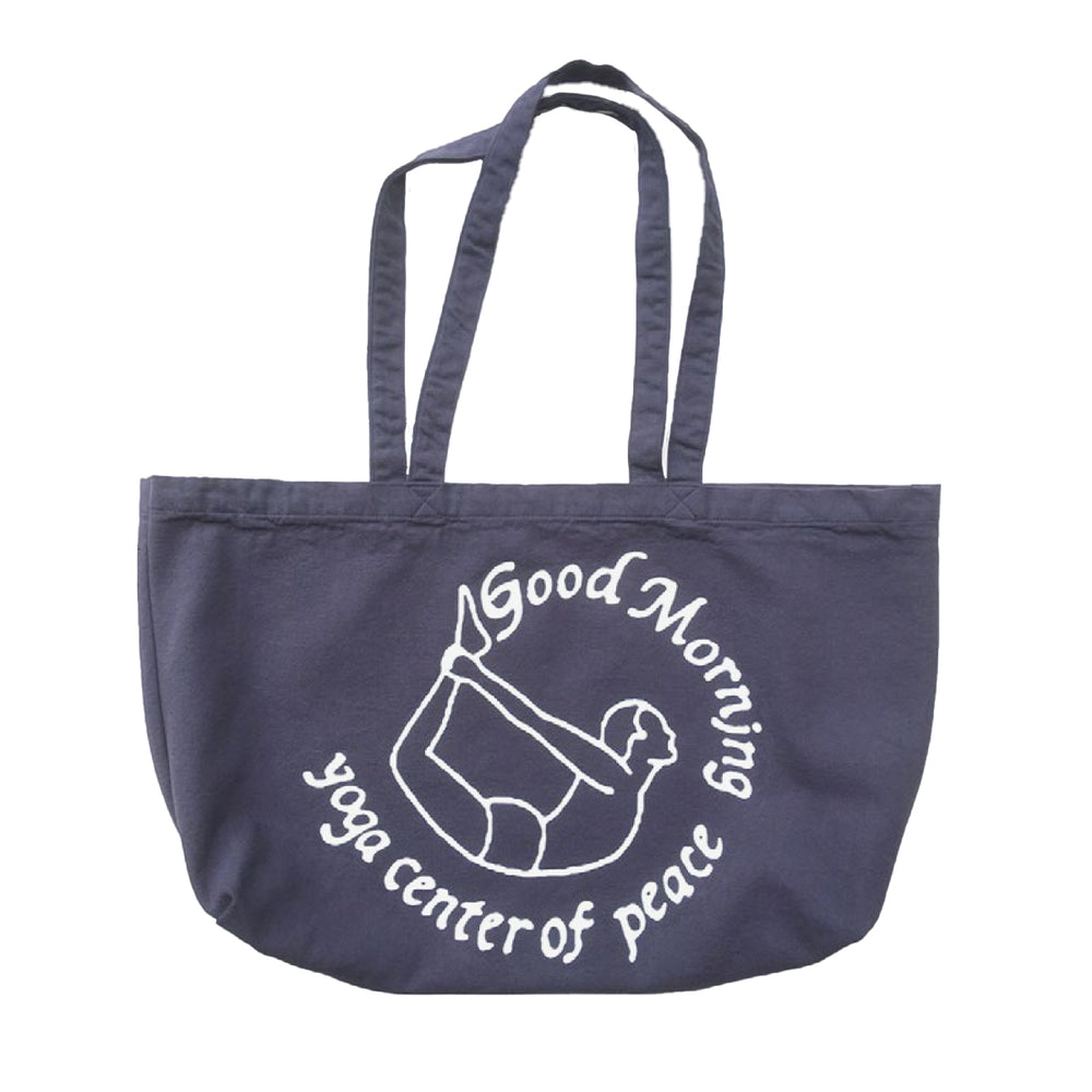 Good Morning Tapes - Good Morning Tapes - Yoga Center Canvas Tote Bag - Salty Blue