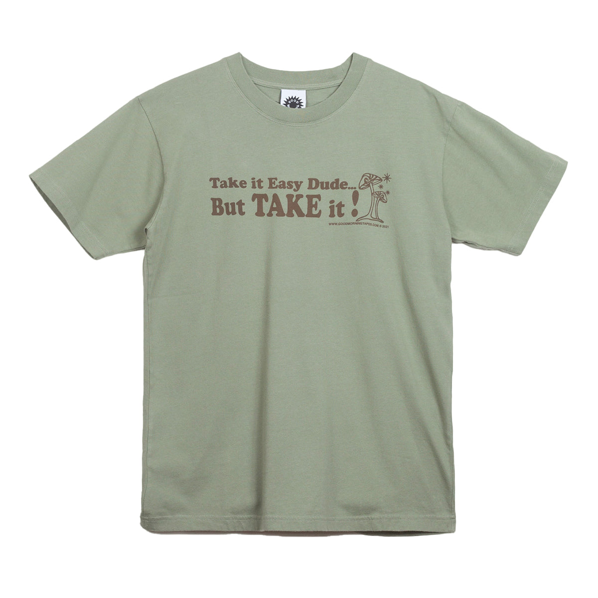 Good Morning Tapes - Good Morning Tapes - Take It Easy Tee - Herb Green