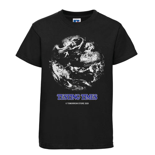 Tomorrow - Testing Times KIDS T-Shirt - Black