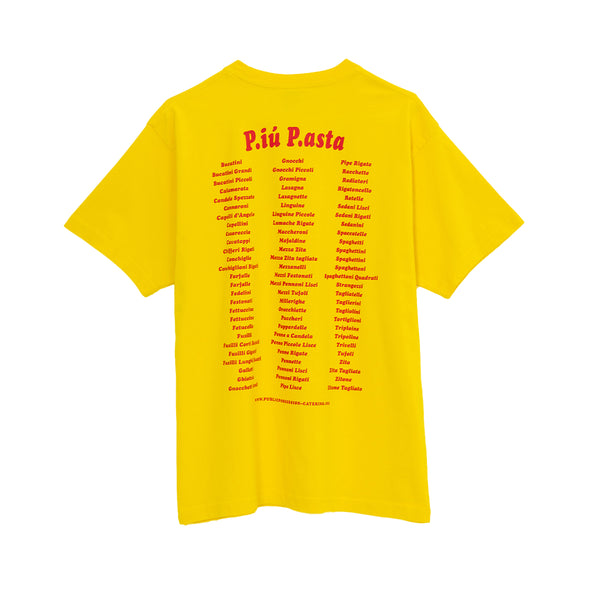 Public Possession - Public Possession - P.iu Pasta” T-Shirt - Yellow