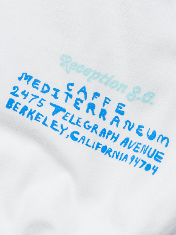 Reception - Reception -Cafe Med Long Sleeve Tee - White