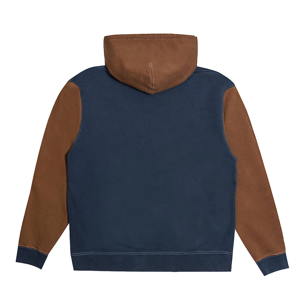 Reception - Reception -Two Tone Hooded Sweatshirt - Choco Brown / Navy