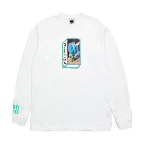 Good Morning Tapes - Book Of Troll LS Tee - White