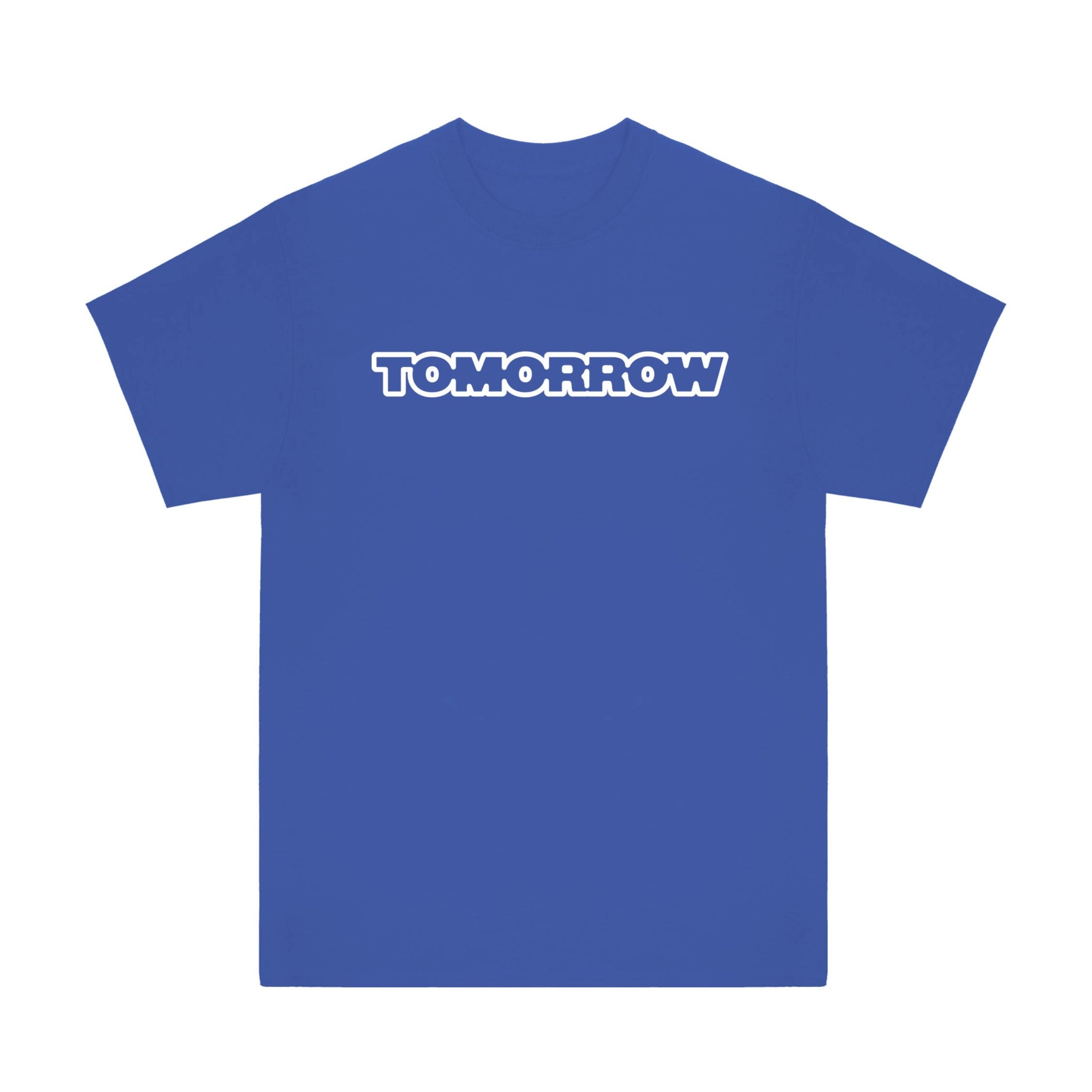 Tomorrow - Tomorrow - Puff Print Big Logo Tee - Royal Blue