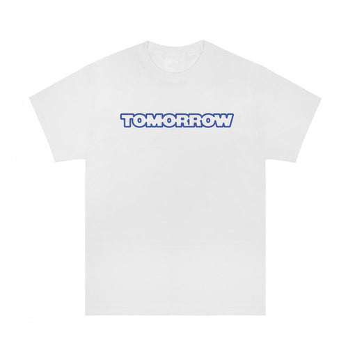Tomorrow - Puff Print Big Logo Tee - White