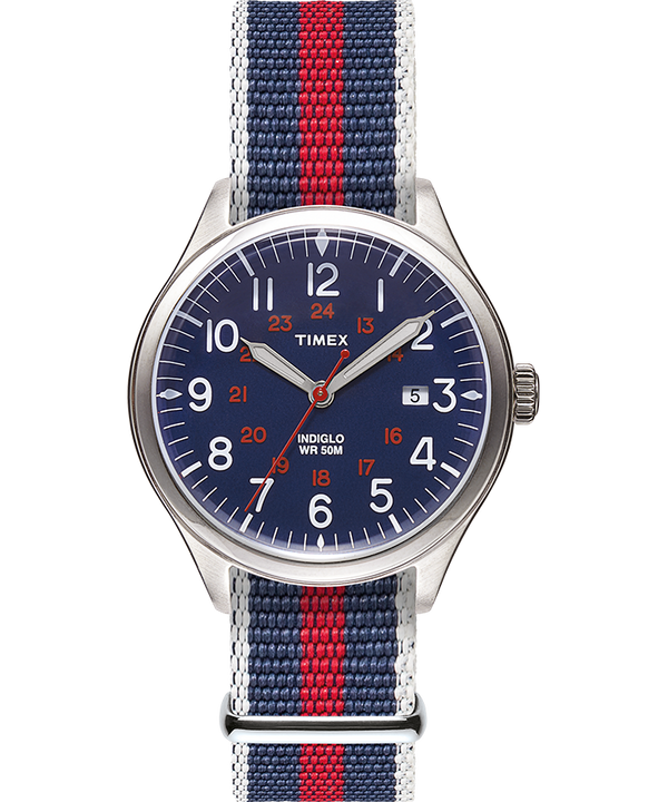 Timex - Timex Waterbury United 38mm Watch - Blue